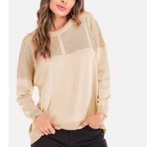 Cream colored lightweight sweater